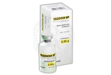 TAZOCIN EF 2.25 G IV INFUZYON LIYOFILIZE TOZ ICEREN FLAKON